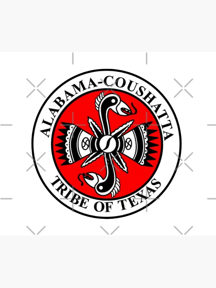 Seal of AlbmCoushatta Tribe of Texas USA Tapestry sold by Anya