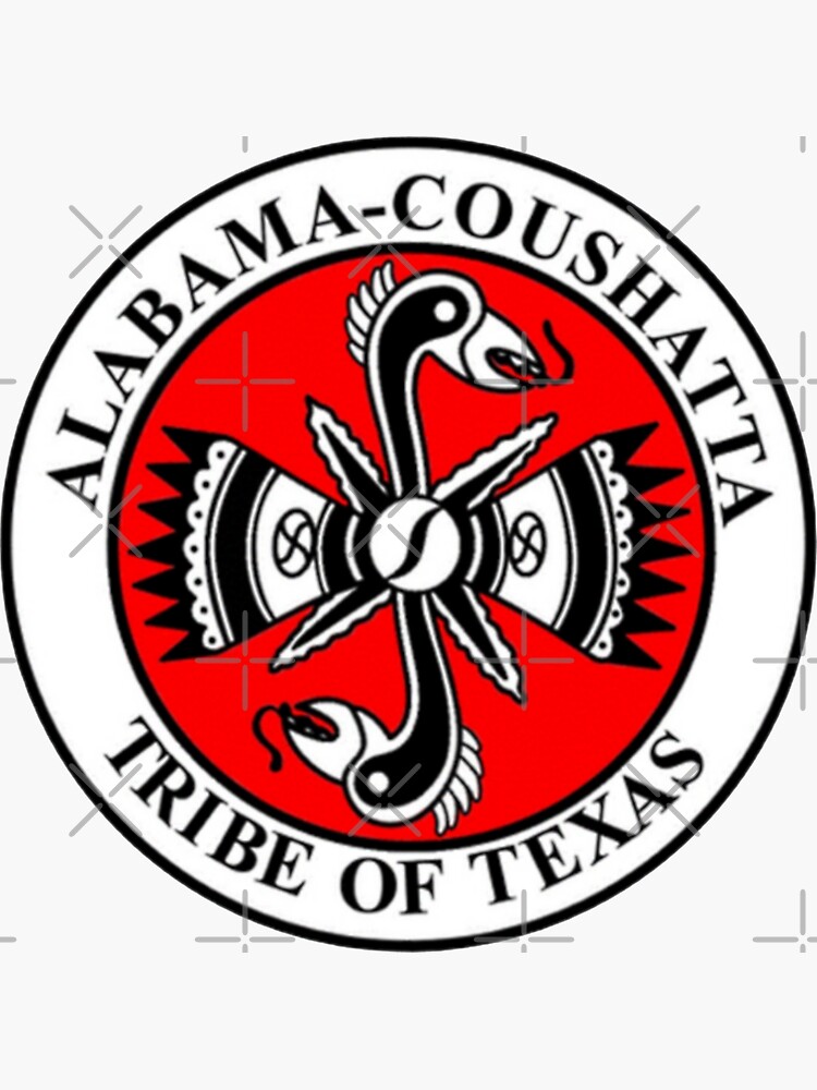 "Seal of AlabamaCoushatta Tribe of Texas USA" Sticker for Sale by mo91