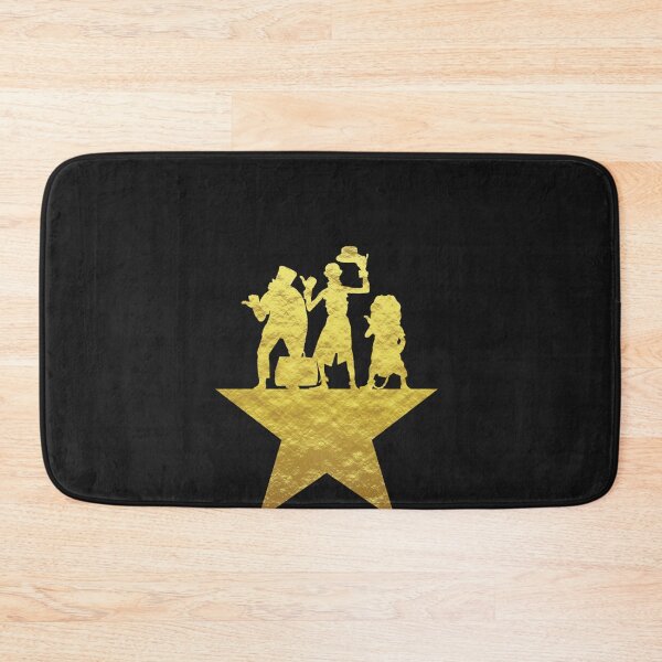 Item preview, Hitchhiking Ghosts Hamilton Star Mashup Black And Gold  T-Shirt designed and sold by ValeriaBorgolte.