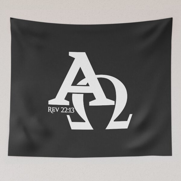Item preview, Christian Design - Alpha and Omega, the Greek Letters A and Z designed and sold by simplydesignart.