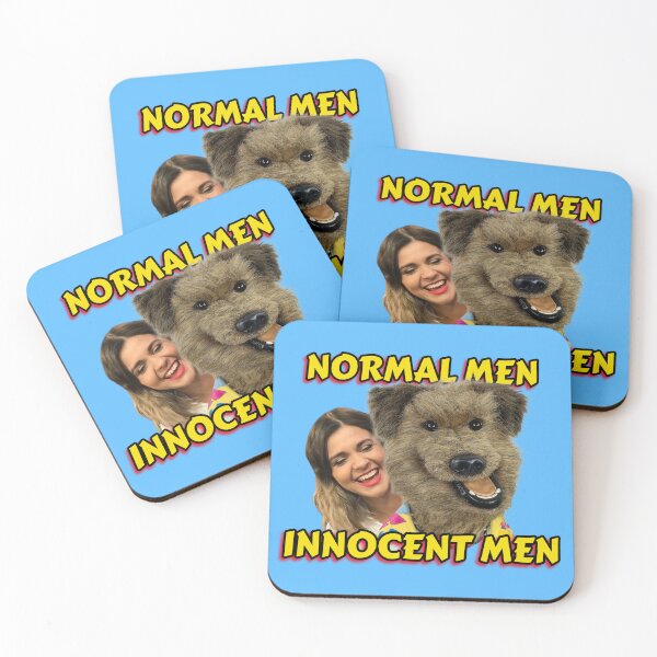 NORMAL MEN - INNOCENT MEN Coasters (Set of 4)