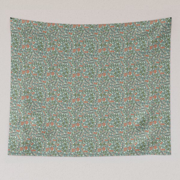 Item preview, Christmas Florals Cheers designed and sold by sarakaquabubble.