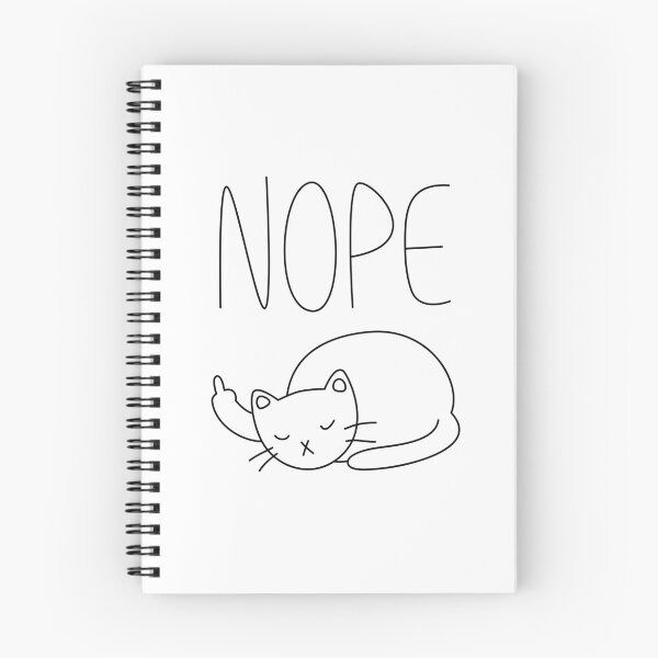 Item preview, Nope Rude Cat designed and sold by hocapontas.