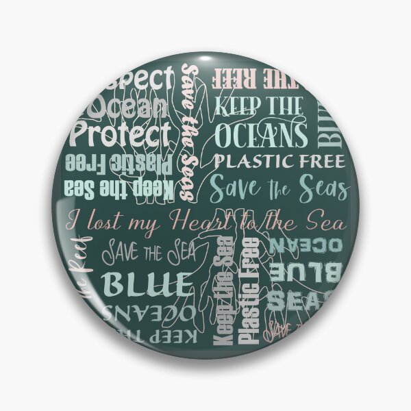 Artikelvorschau, Respect the Oceans Save the Sea-Schriftzug – Aqua und Koralle auf Smaragd entworfen und verkauft von Fibracreativa.