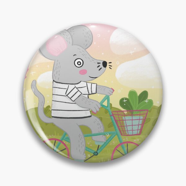Item preview, Mouse Illustrated Products - Mouse on a Bike designed and sold by SleepyLilSloth.