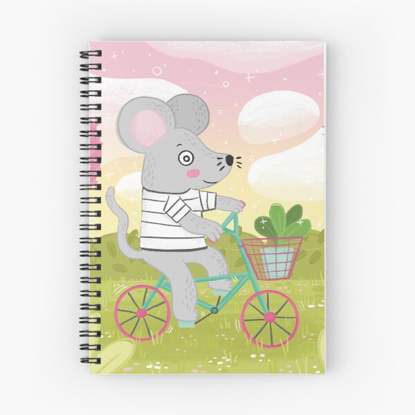 Item preview, Mouse Illustrated Products - Mouse on a Bike designed and sold by SleepyLilSloth.