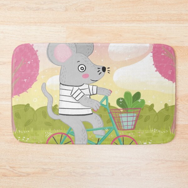 Item preview, Mouse Illustrated Products - Mouse on a Bike designed and sold by SleepyLilSloth.