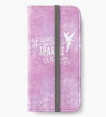 Leave a Little Sparkle Wherever You Go iPhone Wallet/Case/Skin