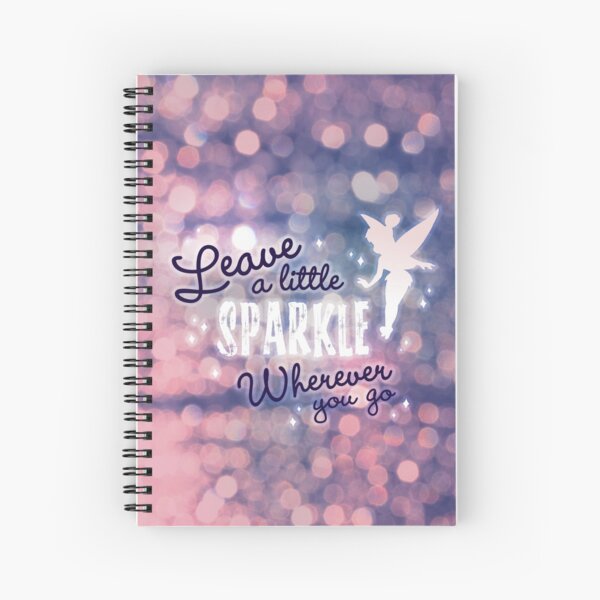 Leave a Little Sparkle Wherever You Go Spiral Notebook