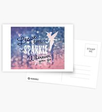Leave a Little Sparkle Wherever You Go Postcards