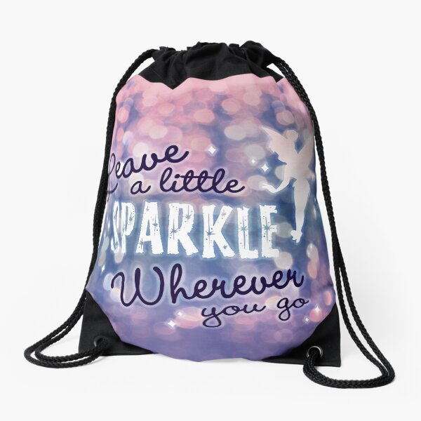 Leave a Little Sparkle Wherever You Go Drawstring Bag