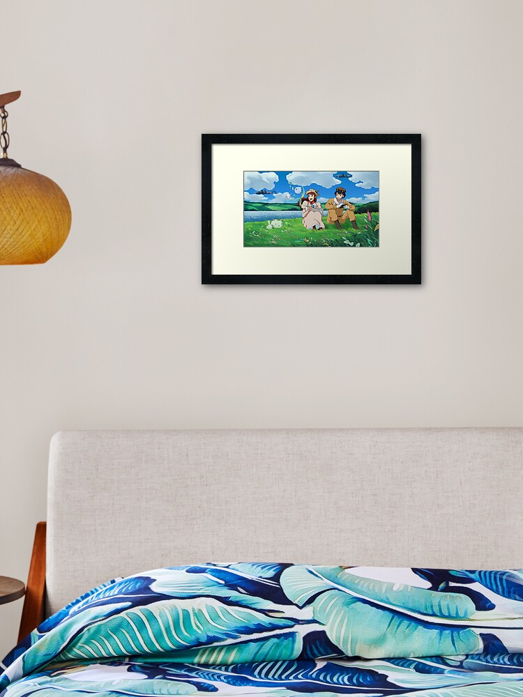Thumbnail 2 of 7, Framed Art Print, The Path of the Wind (Draw Me in to You) designed and sold by annearrt.
