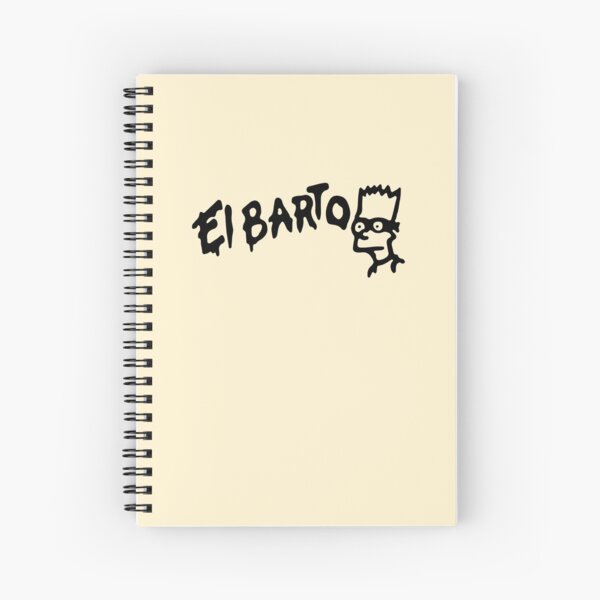 Sad Bart Simpson Spiral Notebooks for Sale