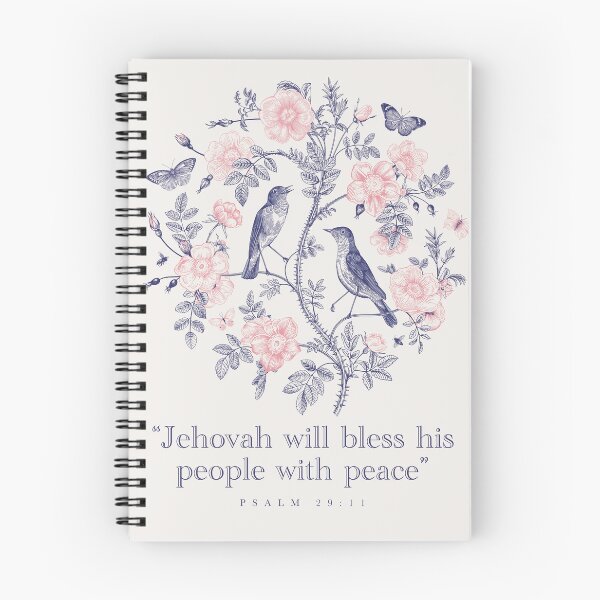 Item preview, Psalm 29:11 (Vintage Flowers and Birds) designed and sold by Paper Bee Gift Shop.