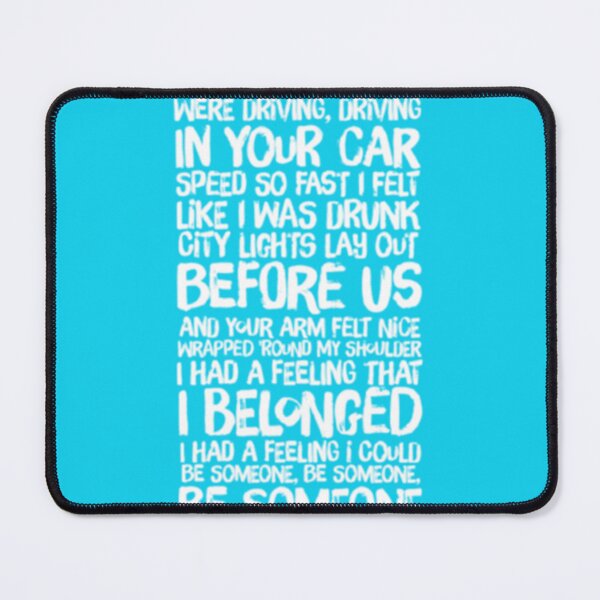 Item preview, Fast Car Lyrics Tracy Chapman T-Shirt designed and sold by FranzisNaujoks.