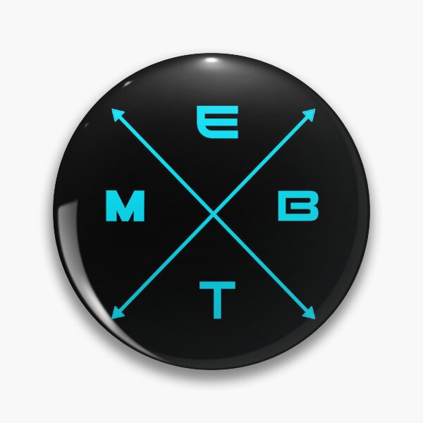 Item preview, EMTB Logo in Blue designed and sold by artOfCal013.