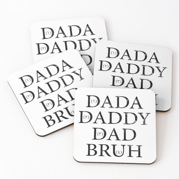 Item preview, Dada Daddy Dad Bruh with arabic numbers Vintage designed and sold by Halabe art.