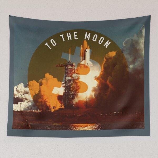 Item preview, Bitcoin to the Moon designed and sold by Crypmetal.