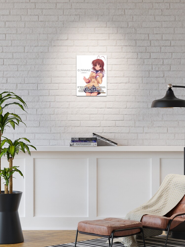 Clannad anime poster Nagisa Furukawa Art Print for Sale by wazzaah