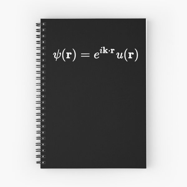 Item preview, Bloch theorem solutions, condensed matter physics basics dark version designed and sold by NoetherSym.