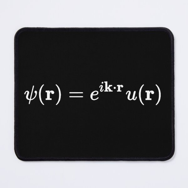 Item preview, Bloch theorem solutions, condensed matter physics basics dark version designed and sold by NoetherSym.