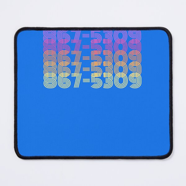 Item preview, 867-5309 - 1980s Famous Phone Number - Song Lyrics Classic T-Shirt designed and sold by MarviHaufe.