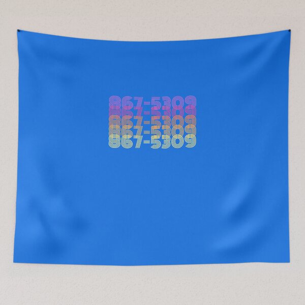 Item preview, 867-5309 - 1980s Famous Phone Number - Song Lyrics Classic T-Shirt designed and sold by MarviHaufe.