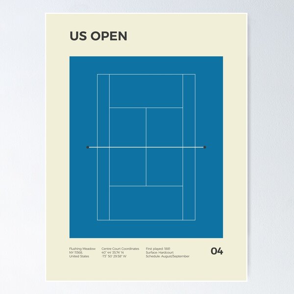 Grand Slam Tennis Posters for Sale | Redbubble