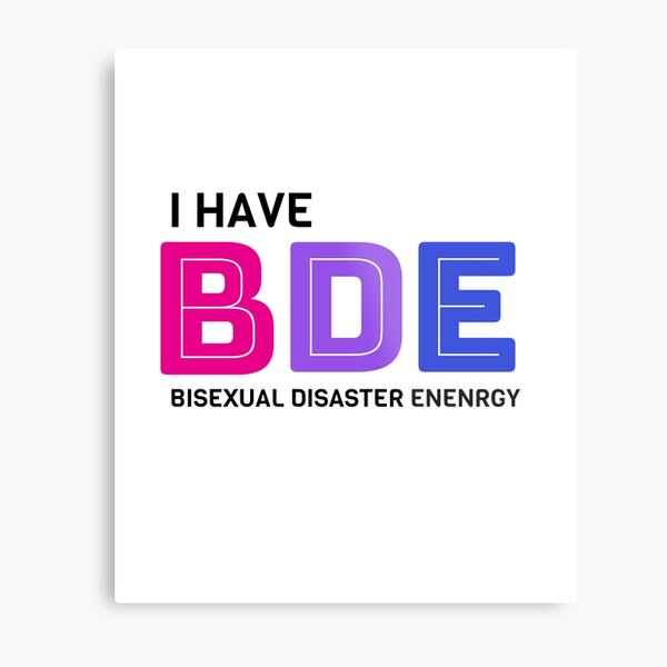 Artikel-Vorschau von Ich habe BDE - Bisexual Disaster Energy, designt und verkauft von QueerZone0.