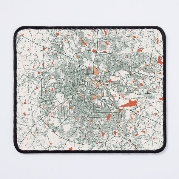 Item preview, Bengaluru City Map of India - Bohemian designed and sold by deMAP.
