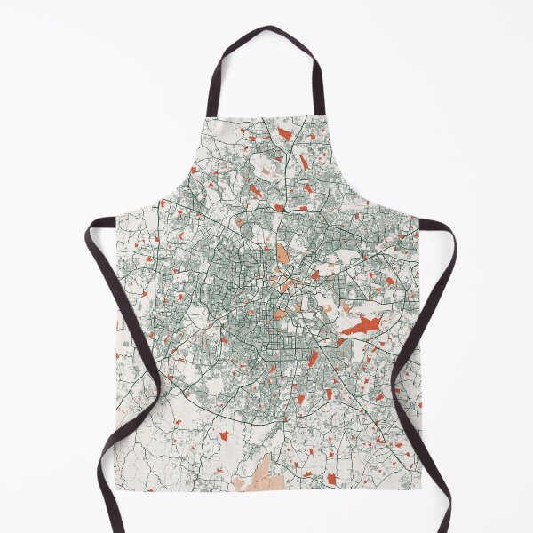 Item preview, Bengaluru City Map of India - Bohemian designed and sold by deMAP.