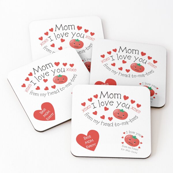 Item preview, Mom I Love you from my Head Tomatoes Sticker Pack designed and sold by pixelspantry.
