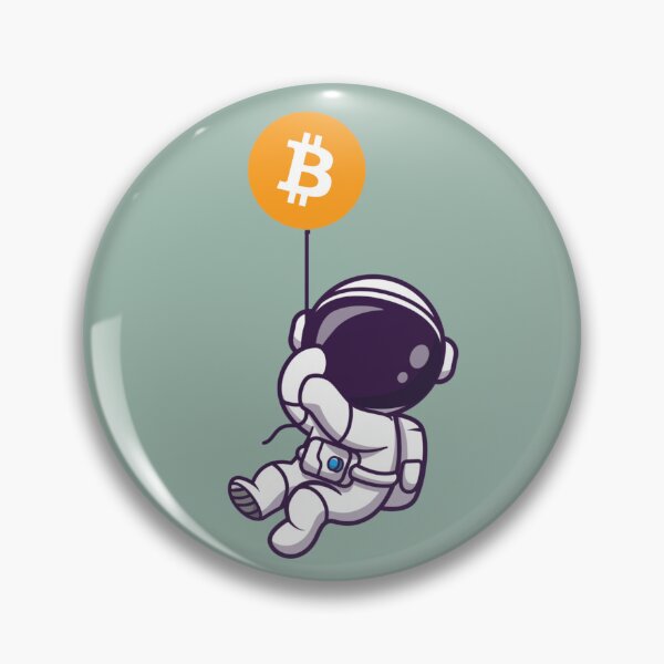 Item preview, Bitcoin astronaut designed and sold by Crypmetal.