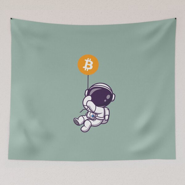 Item preview, Bitcoin astronaut designed and sold by Crypmetal.