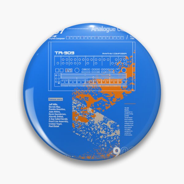 Item preview, 909 Classix Outline Orange Classic T-Shirt designed and sold by MarviHaufe.