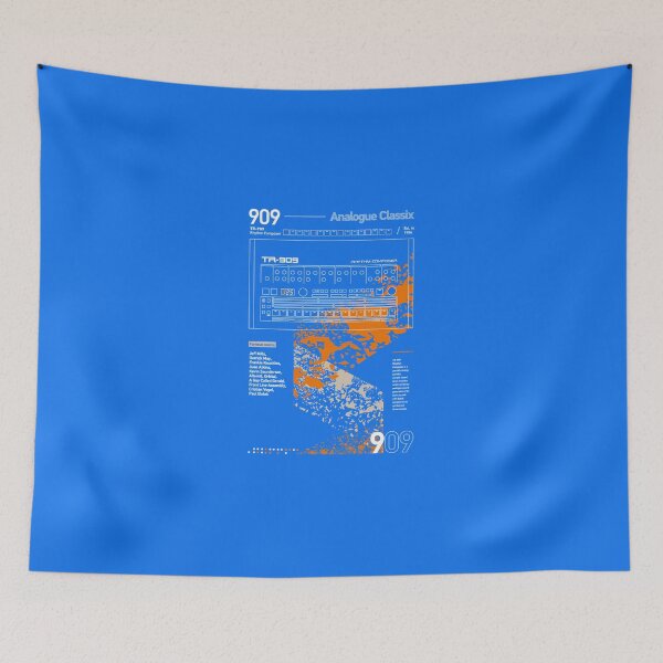 Item preview, 909 Classix Outline Orange Classic T-Shirt designed and sold by MarviHaufe.