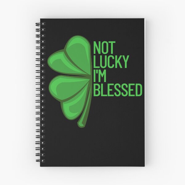 Item preview, Not Lucky I'm Blessed Christian Shamrock St. Patrick's Day Gear designed and sold by DynamicDesign.