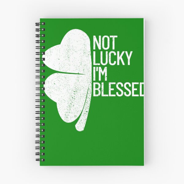 Item preview, Not Lucky I'm Blessed Christian Shamrock St. Patrick's Day Gear designed and sold by DynamicDesign.