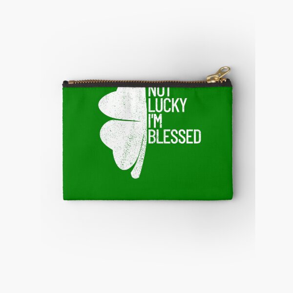 Item preview, Not Lucky I'm Blessed Christian Shamrock St. Patrick's Day Gear designed and sold by DynamicDesign.