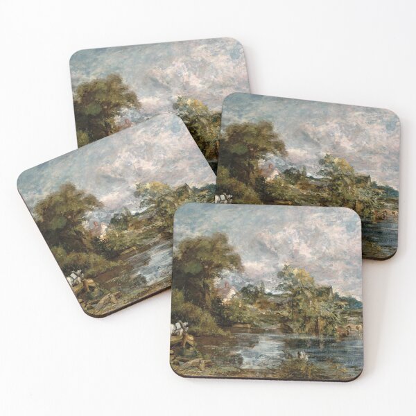 Item preview, Landscape with horses by John Constable designed and sold by Vintage Designs +.