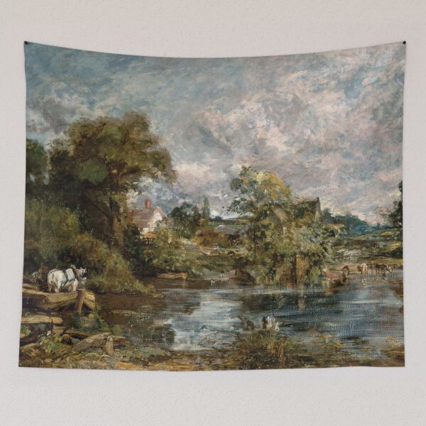 Item preview, Landscape with horses by John Constable designed and sold by Vintage Designs +.