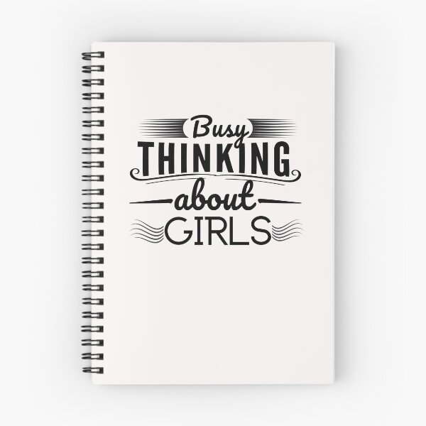 Item preview, Busy Thinking About Girls designed and sold by Rainbow Designs.