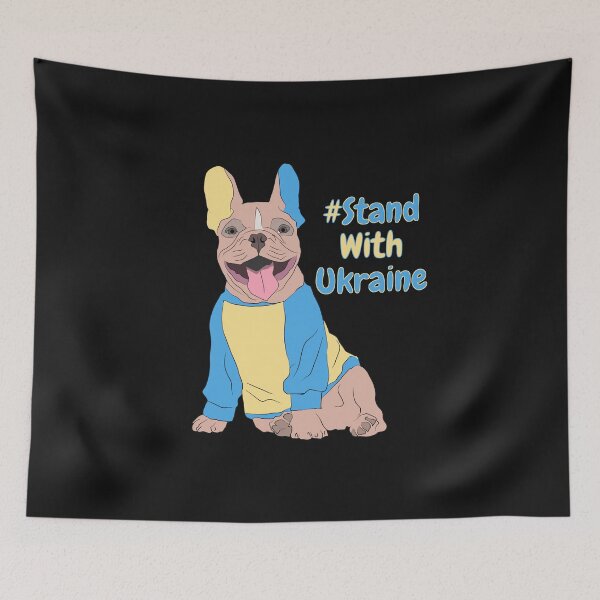 Item preview, #StandWithUkraine, French Bulldog designed and sold by Anastasiia87.