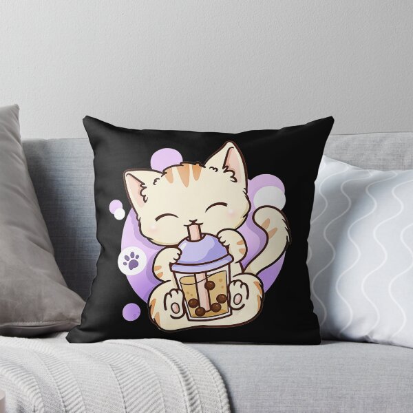 Item preview, Cat Boba Tea Bubble Tea Anime Kawaii Chicas japonesas Adolescente designed and sold by shoptran005.