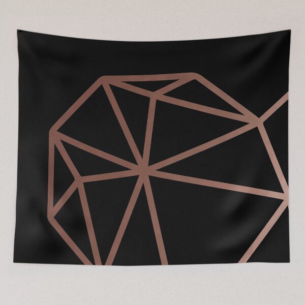 Item preview, Rose Gold Geometric Heart designed and sold by Flexiblepeople.