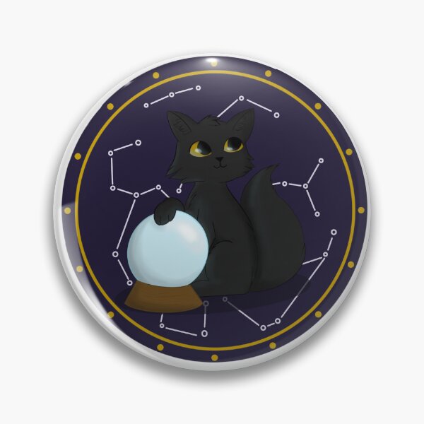 Item preview, Crystal Ball Cat designed and sold by ValArtStudio.