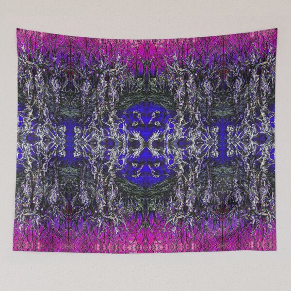Item preview, The Seventh Circle - Blue - Dante's Inferno - Dark Psychedelic Art  designed and sold by SubQtaneousArt.