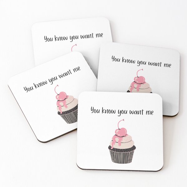 Item preview, You know you want me cupcake designed and sold by DoodlesnPoodles.
