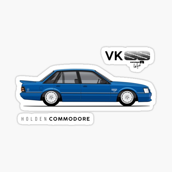 Item preview, Holden VK SS Group A (blue) designed and sold by mtsala illustrations.