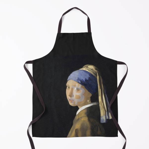Item preview, Girl with Pearl Bitcoin designed and sold by Crypmetal.